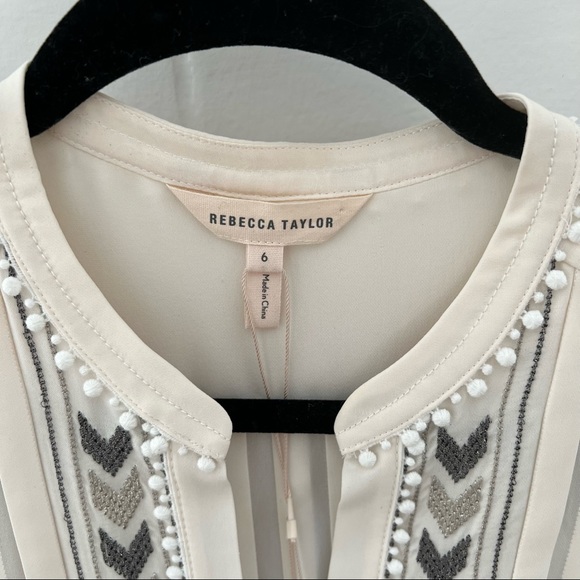 Rebecca Taylor Silk Top - Picture 3 of 12